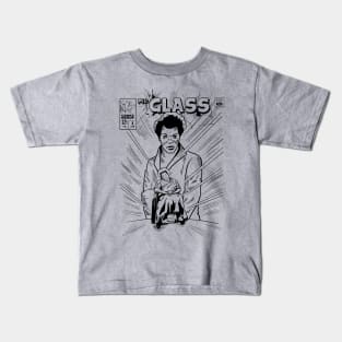 Mr. Glass Comic B/W Kids T-Shirt